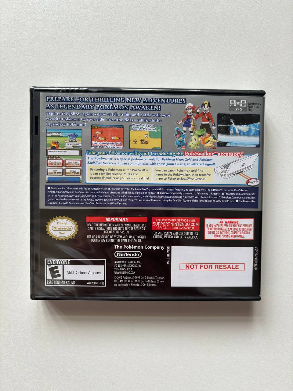 Pokemon Soul Silver Version Nintendo DS