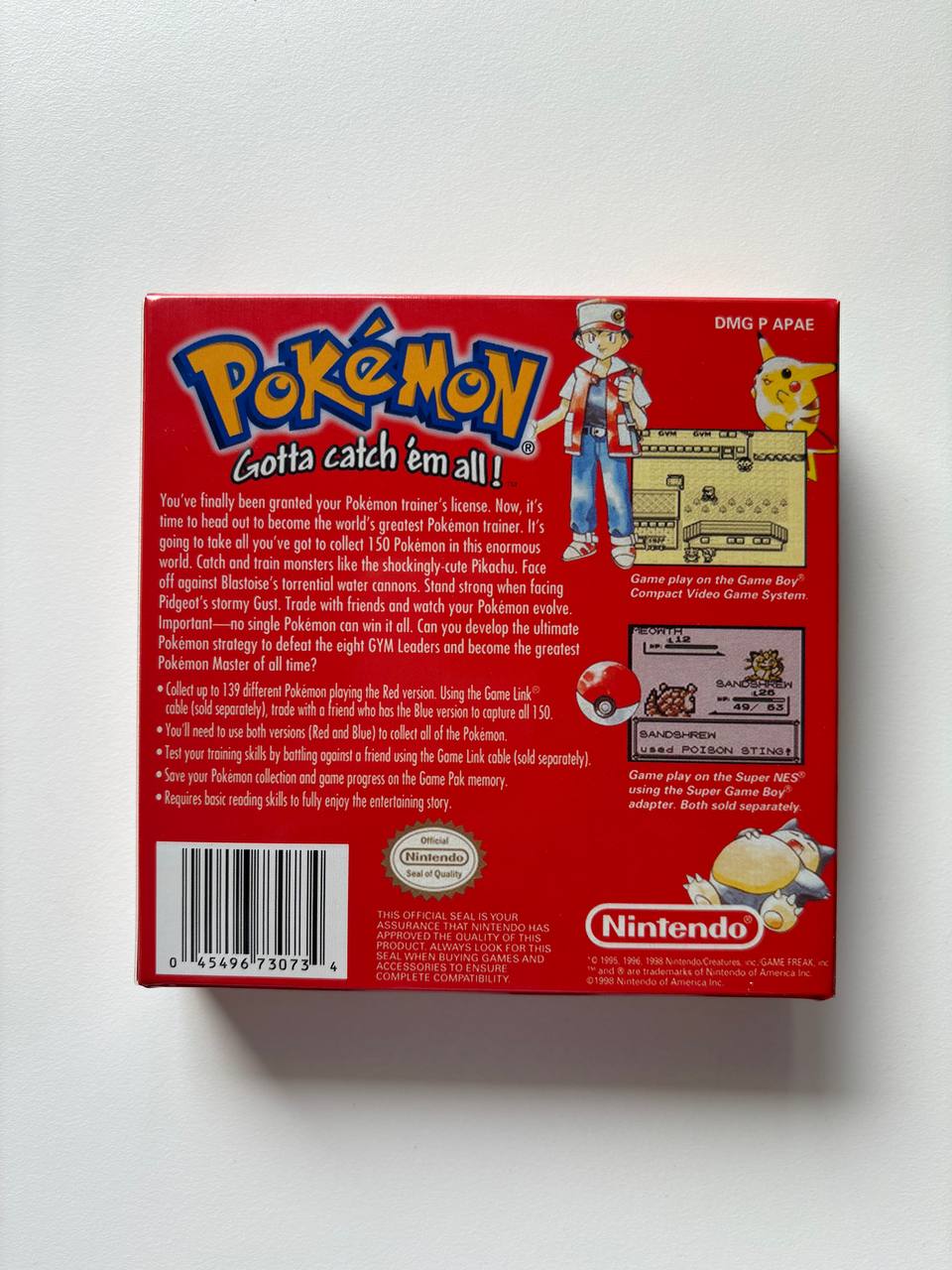 Pokemon Red Version GameBoy