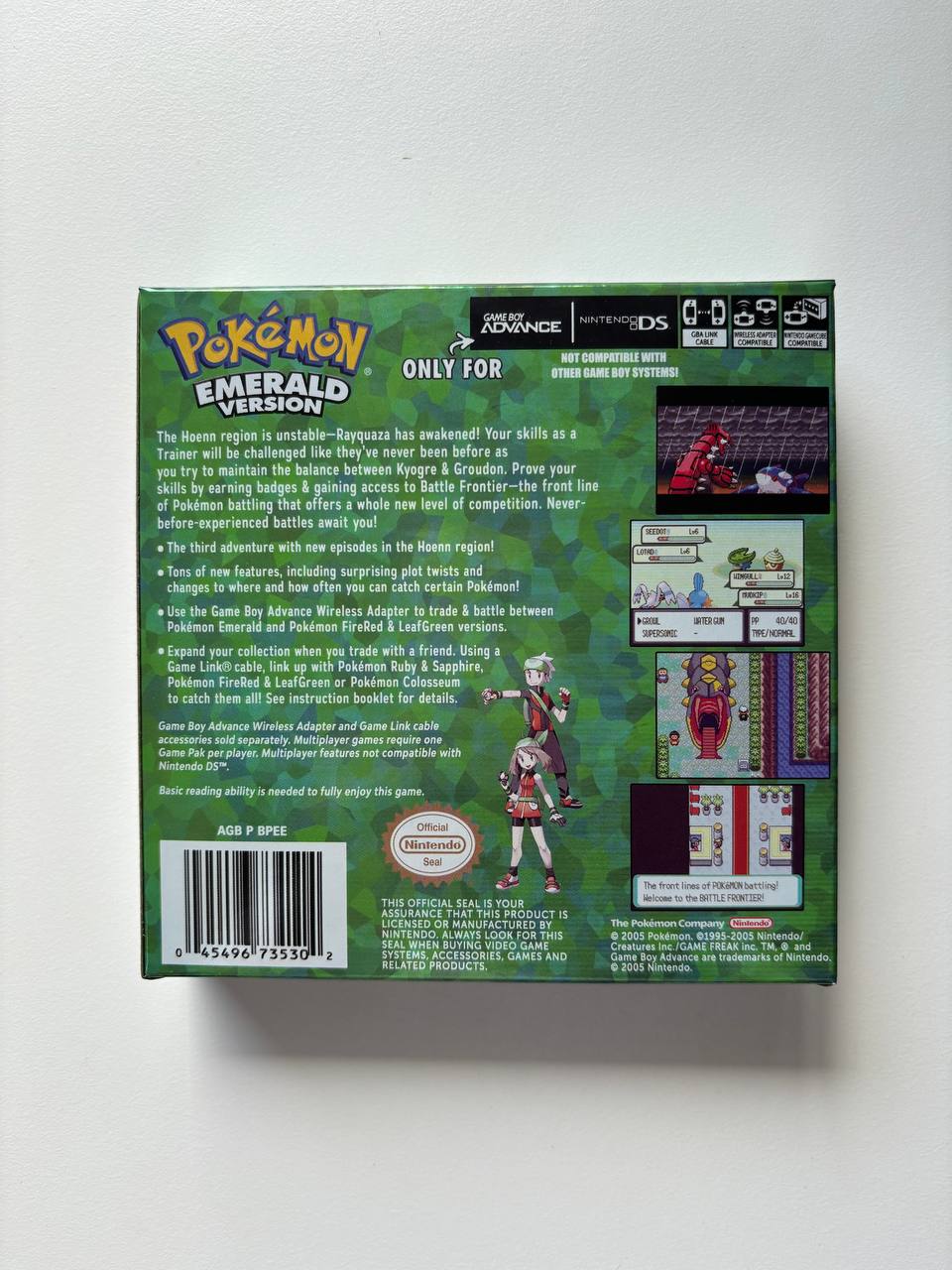 Pokemon Emerald for Gameboy Advance hotsell - READ DESCRIPTION