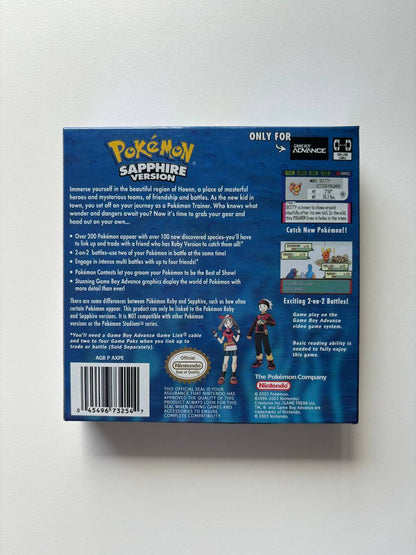 Pokemon Sapphire Version GameBoy Advance