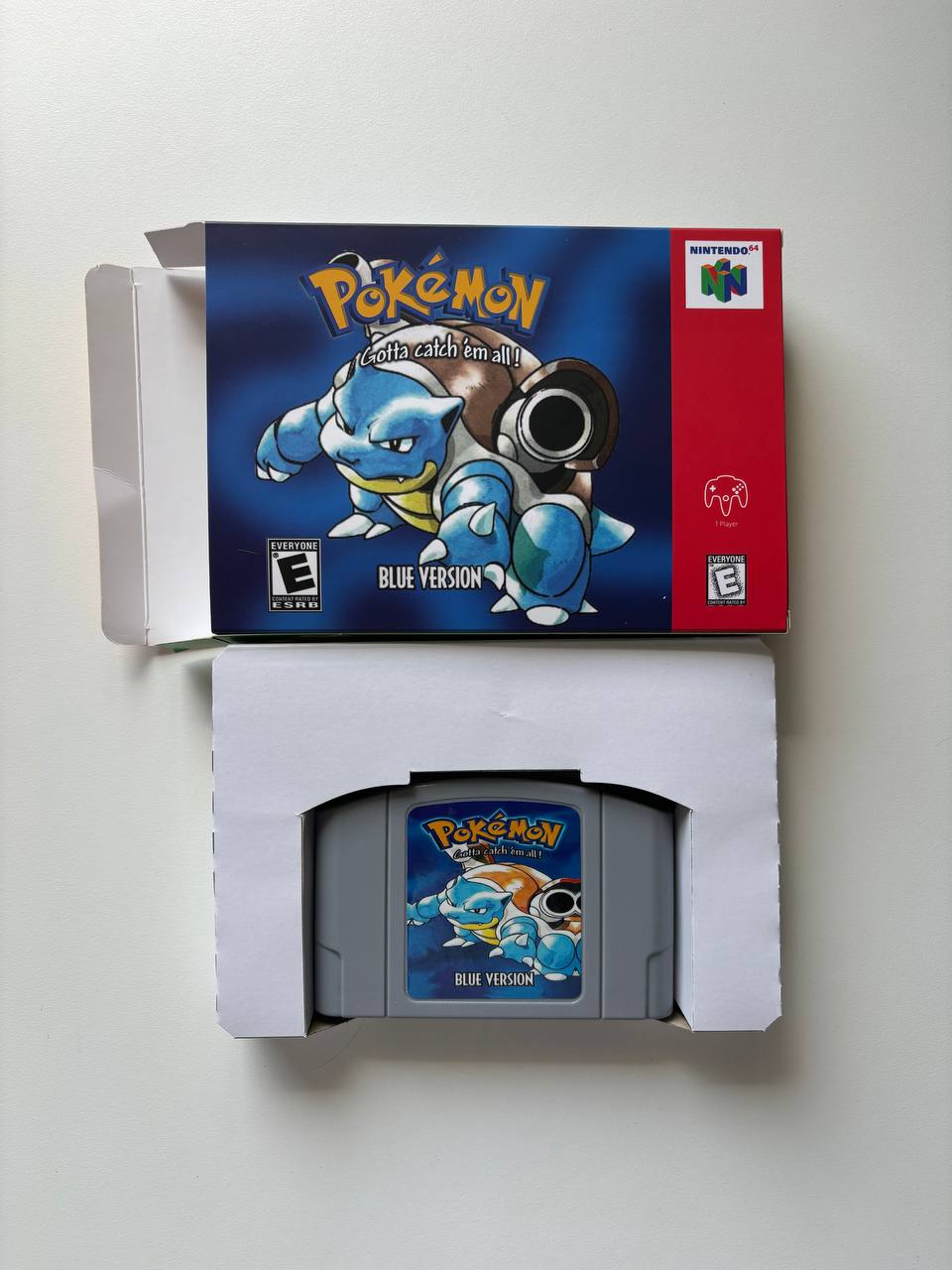 Pokemon Blue Version For Nintendo newest 64