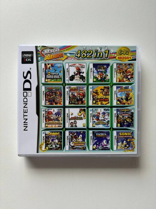 Multi Game 482 in 1 Nintendo DS 3DS